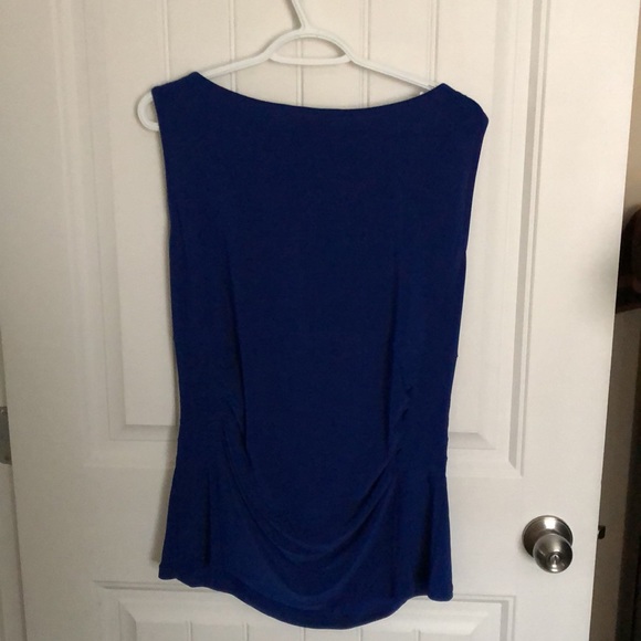 Sapphire Blue Sleeveless Top - Picture 2 of 4